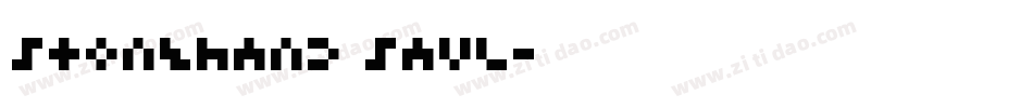 Stonehand Saul字体转换
